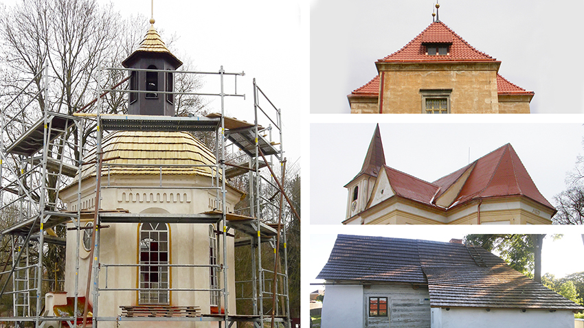 rekonstrukce střech historických objektů